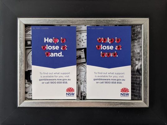 Found frames, mixed media, installed on wall dimensions variable